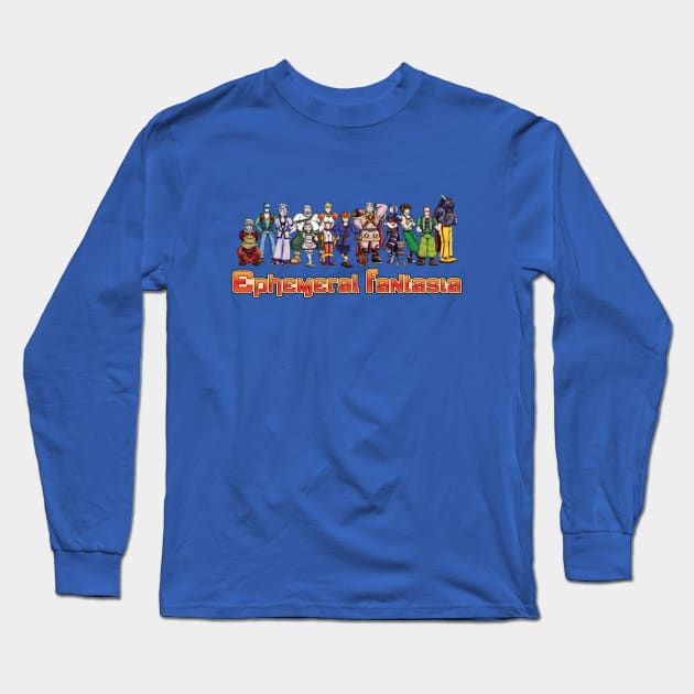 Ephemeral Fantasia Heroes Long Sleeve T-Shirt by WarioPunk